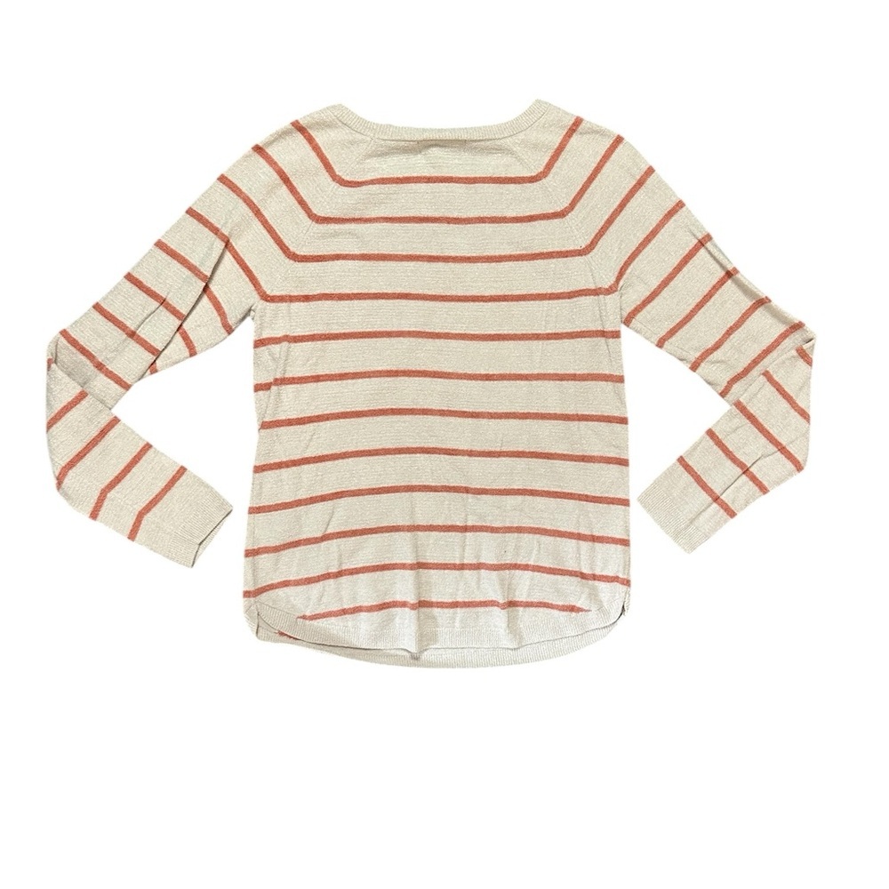 Barefoot Dreams CozyChic Lite Striped Raglan Pullover size XS - Picture 6 of 6